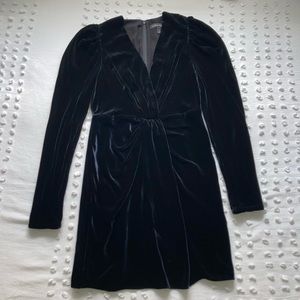 Banana Republic Velvet Silk Mini Dress